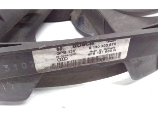 Вентилятор радиатора     4F0121003K, 0130303979    Audi A6 S6 C6 4F 