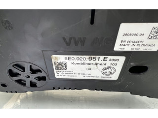 Панель приборов 5E0920951E   Skoda Octavia Mk3 (5E)       