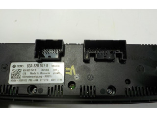 Модуль блока управления кондиционером 83A820047BXHA, 83A820047B Audi A1