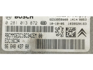 Комплект блоков управления 0281013872, 0281013872   Peugeot Partner