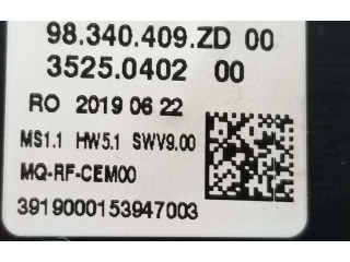 Блок управления климат-контролем 98340409ZD   Citroen Jumpy