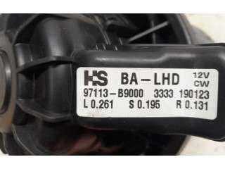 Вентилятор печки 190123, 97113B9000 Hyundai i10