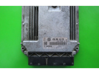 Блок управления двигателем Блок управления 070906016DS, 0281014252   Volkswagen Transporter - Caravelle T5