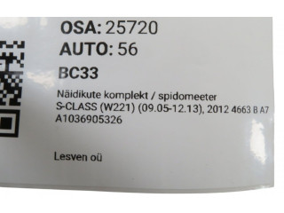 Přístrojová deska Mercedes-Benz S W221 2012 A1036905326, A1036905326