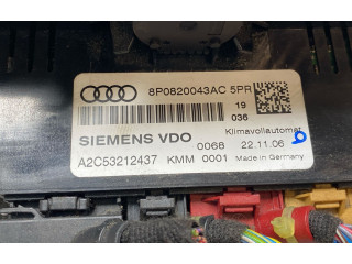Блок управления климат-контролем A2C53212437, 8P0820043AC   Audi A3 S3 A3 Sportback 8P