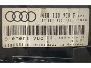 Přístrojová deska Audi A8 S8 D3 4E 2003 4E0920930F