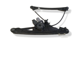 Передний механический механизм для подъема окна 9830389380 Peugeot 3008 II 2016 - 2023 года