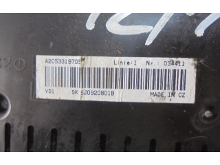 Панель приборов 5J0920801B, 5J0920801B Skoda Fabia Mk2 (5J)