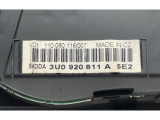 Панель приборов 3U0920811A Skoda Superb B5 (3U)