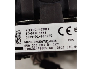 Подушка безопасности водителя 6v0880201r   Skoda Fabia Mk3 (NJ)