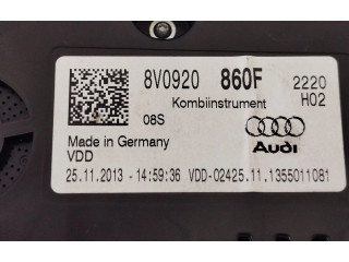 Панель приборов 8V0920860F Audi A3 S3 A3 Sportback 8P