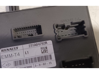 Блок комфорта 231A04792R   Renault Clio IV   