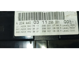 Панель приборов A2044400311   Mercedes-Benz GLK (X204)       