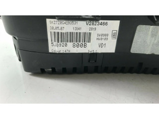 Панель приборов 5J0920800B, K4177   Skoda Fabia Mk2 (5J)       