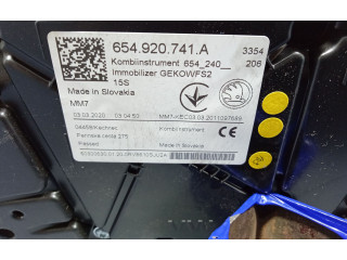 Спидометр (приборный щиток) 654920741A, 654920741A Skoda Citigo