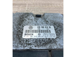 Блок управления двигателем Блок управления 038906018BQ, 0281001849   Skoda Octavia Mk1 (1U)