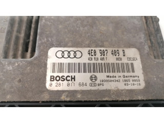 Блок управления двигателя 4E0907409B, 0281011684 Audi A8 S8 D3 4E