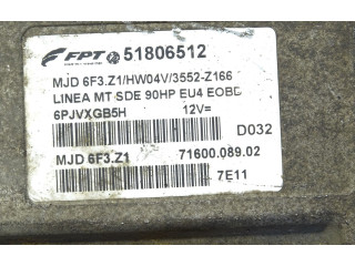 Блок управления двигателем Блок управления 51806512 Fiat Linea