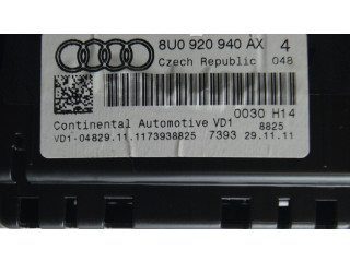 Панель приборов 8U0920940AX, 113185KM Audi Q3 8U