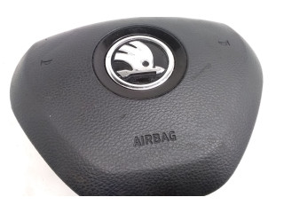 Подушка безопасности водителя 3V0880201H Skoda Superb B8 (3V)