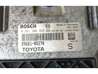 Řídící jednotka 0261208932, 89661-0D270 Toyota Yaris 2006
