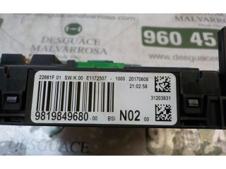 Модуль управления BSM 1612139080, 9819849680 Citroen C4 Cactus