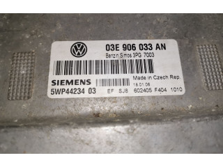 Блок управления двигателя 03E906033AN, 5WP44234 Skoda Fabia Mk1 (6Y)