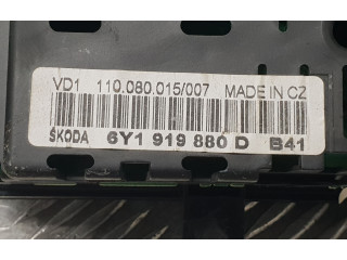 Панель приборов 6Y1919880D   Skoda Fabia Mk1 (6Y)       