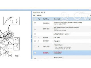 Блок подушек безопасности 31295112, 0285010729   Volvo XC90