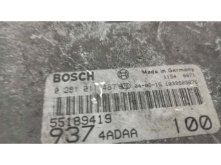 Řídící jednotka 55189419, 0281011487 Alfa Romeo 147 2001