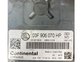 Блок управления двигателя 03F906070HP Skoda Fabia Mk2 (5J)