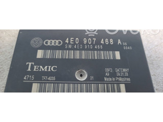 Блок управления 4E0907468A, 4E0910468 Audi A8 S8 D3 4E