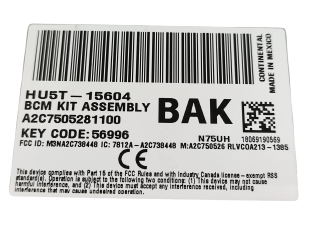 Pojistková skříňka Řídící jednotka BSM A2C7505281100, DG9T14B476 Ford Edge II 2015