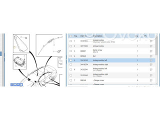 Подушка безопасности в сиденье 31263110, 31418253   Volvo S60