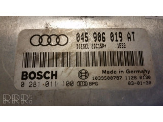 Блок управления двигателя 045906019AT, 0281011100   Audi A2