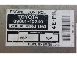 Řídící jednotka 89661-10240, 211000-4550   Toyota Starlet (P90) V 