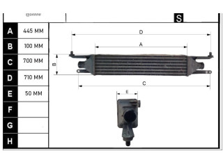 Интеркулер  866452000, 199A2000   Fiat Grande Punto 
