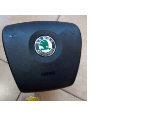 Подушка безопасности водителя 5J0880201 Skoda Fabia Mk2 (5J)