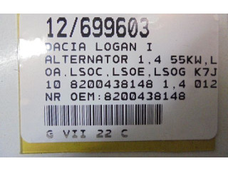Генератор 8200438148, 8200438148   Dacia Logan I      