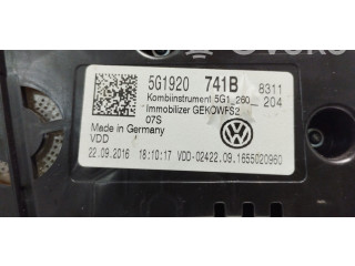 Geschwindigkeitsmesser Cockpit 5G1920741B, A2C99139400   Volkswagen Golf VII       