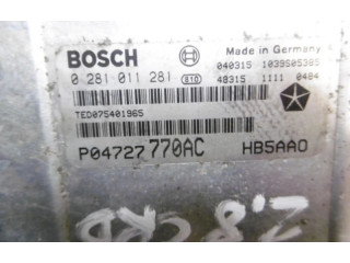 Řídící jednotka P04727770AC, P04727770AC Chrysler Grand Voyager IV 2002