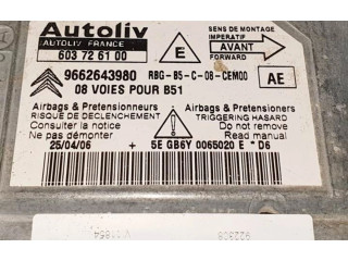 Блок подушек безопасности 9662643980, 603726100   Citroen C4 I