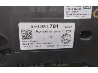 Панель приборов 5E0920781   Skoda Octavia Mk3 (5E)       