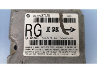 Блок подушек безопасности 0285001742, 04727374AD   Chrysler Voyager