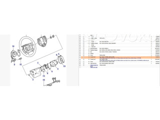 Подрулевой шлейф SRS 5200894, 12779964 Saab 95 - 96