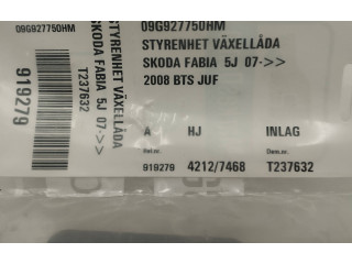 Блок управления коробкой передач 09G927750HM, H67S1012 Skoda Fabia Mk2 (5J)