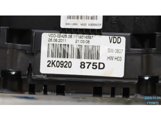 Панель приборов 2K0920875DX Volkswagen Caddy