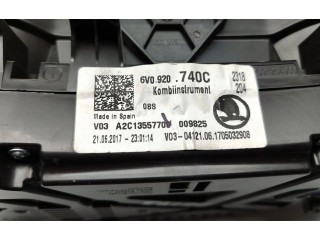 Панель приборов 6V0920740C Skoda Fabia Mk2 (5J)