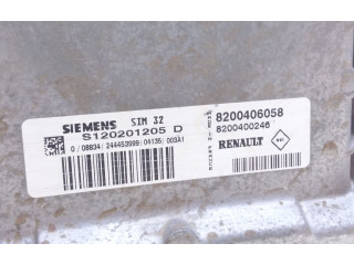 Řídící jednotka 8200406058, 8200400246 Renault Clio II 2001