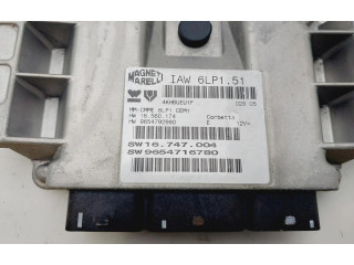 Блок управления двигателем ECU 9654716780 Peugeot 307 CC